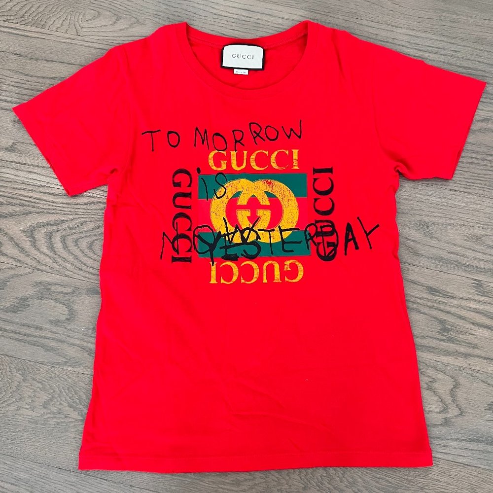 Gucci Coco Capitán Tomorrow is Now Yesterday T-shirt